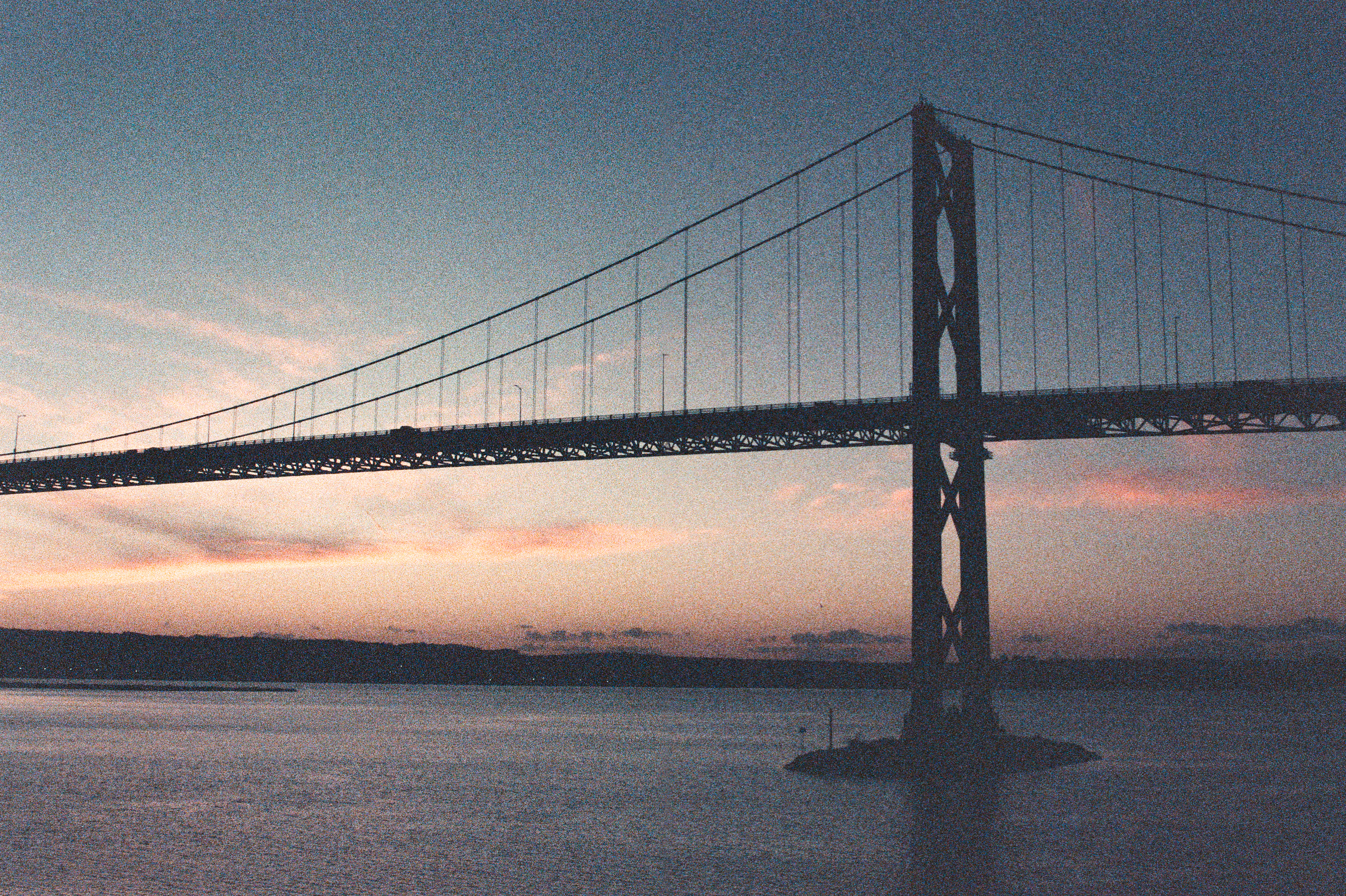 McKay Bridge in Halifax, NS [Minolta XK / Minolta MD 28-85mm f3.5 Macro Zoom / Kodak Ektachrome 400 (expired)]