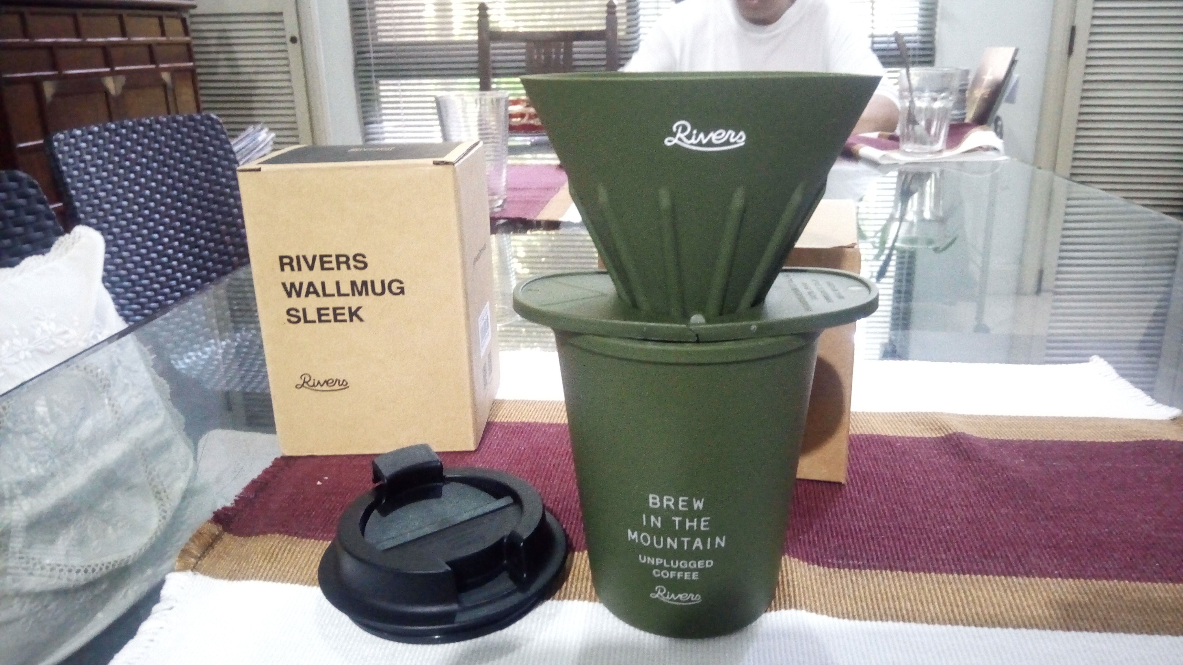 Rivers coffee mug and dripper