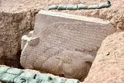 A 2,700-Year-Old Sculpture of an Assyrian God—Once Buried for Safekeeping—Has Been Unearthed Again in Iraq | Artnet News