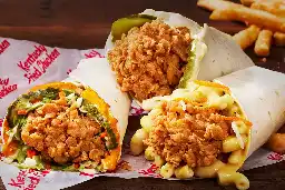 KFC Has a New Fried Chicken Wrap Stuffed with Mac and Cheese