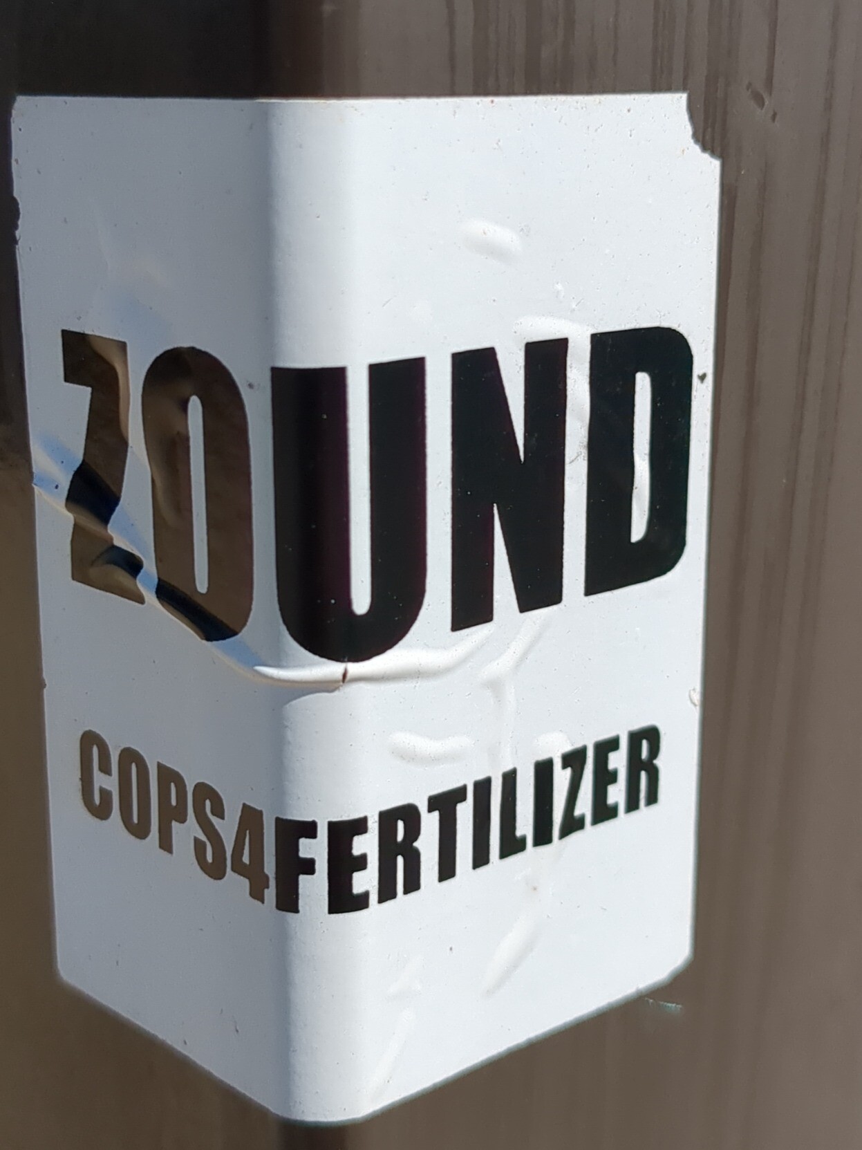 Zounds! Cops For Fertilizer