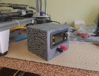 Strong, fast to print, and modular enclosure for a simple lab power supply (More pics in body)