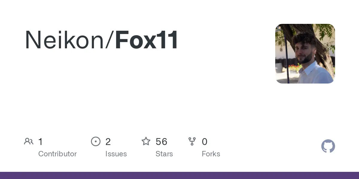 GitHub - Neikon/Fox11