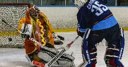 ‘Proper fun, proper chaos’ in 5-on-5, goalie-only hockey game in Bellingham