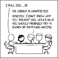 xkcd #3028: D&D Roll