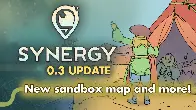 Synergy (in early access), a post apocalyptic town builder with a beautiful art style inspired by moebius, releases their 0.3 update with a new map, new items and QoL improvements