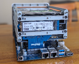 I made a new backplane for my Terramaster F2-221 NAS | codedbearder