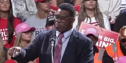 Herschel Walker Dragged After Awkwardly Flubbing Trump’s Name Twice During Rally