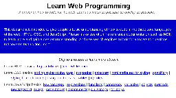 Learn Web Programming ― Perchance Generator