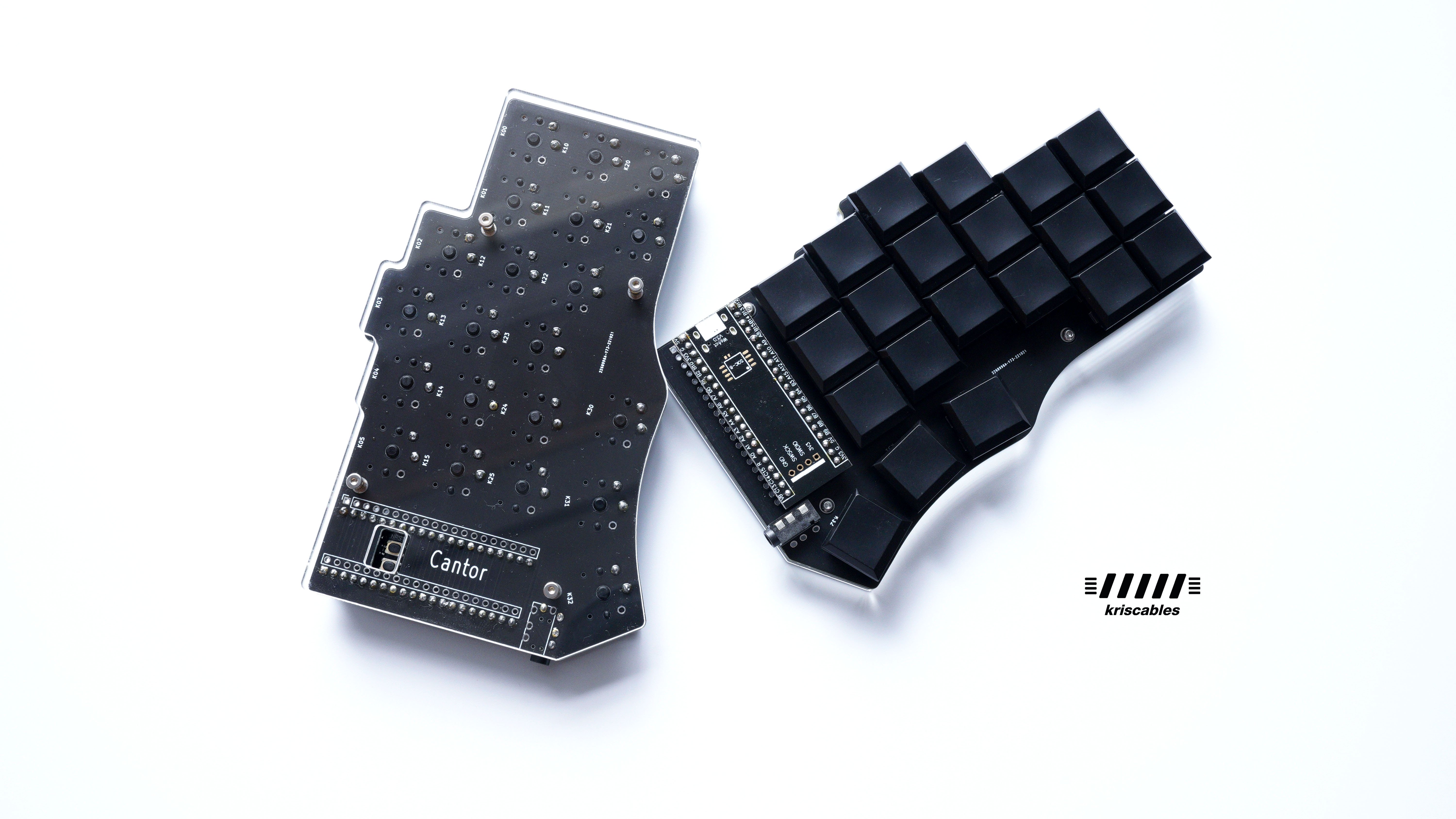 Cantor - budget 42 key split keyboard created by diepala. With slight modification by me