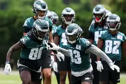Sizing up the Eagles’ wide receiver race behind A.J. Brown and DeVonta Smith