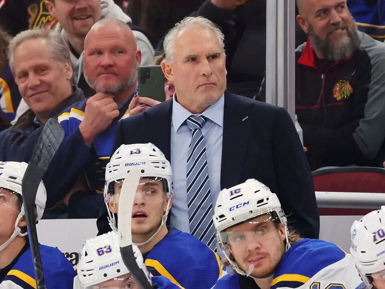 Blues fire Berube, name Bannister interim head coach