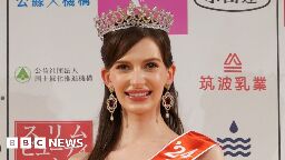 Ukrainian-born model winning Miss Japan re-ignites identity debate