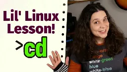 Learn the "cd" command! Lil' Linux Lesson!