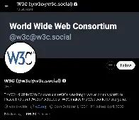 W3C saiu do Twitter e veio para o Fediverso/ActivityPub