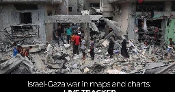 Israel-Gaza war in maps and charts: Live tracker