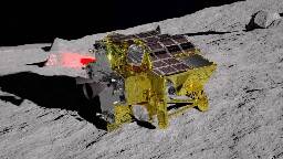 Japanese lunar lander makes it to the Moon but is fading