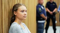 Greta Thunberg found guilty of failing to obey police at climate protest