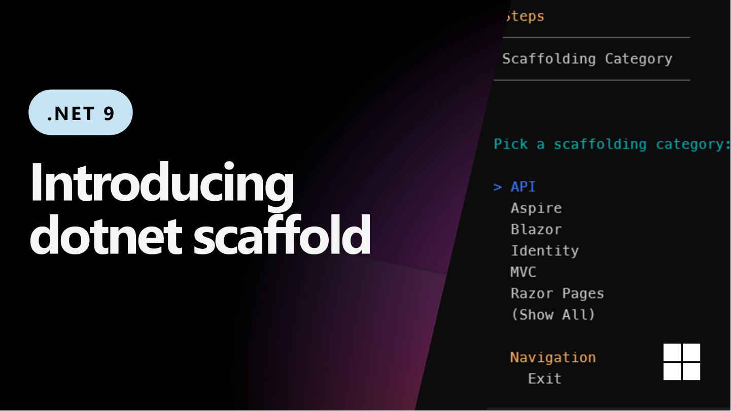 dotnet scaffold - Next Generation Content Creation for .NET - .NET Blog