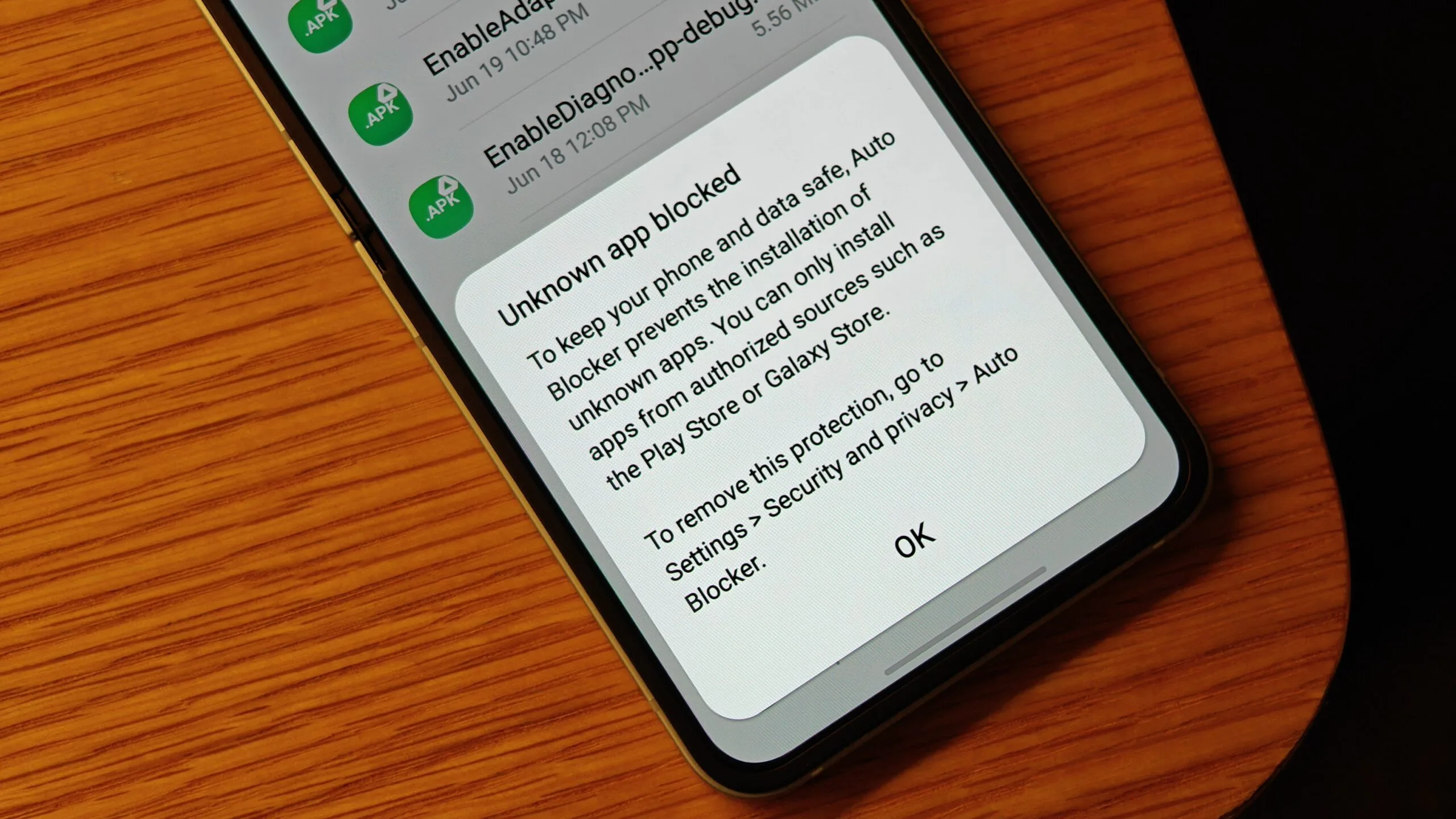 PSA: New Samsung phones block sideloading by default. Here's how to re-enable it