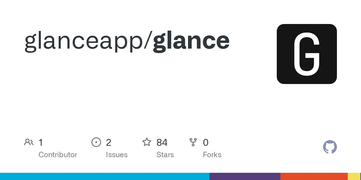 GitHub - glanceapp/glance