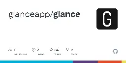 GitHub - glanceapp/glance