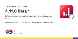 Release 4.11.0 Beta 1 · JannisX11/blockbench