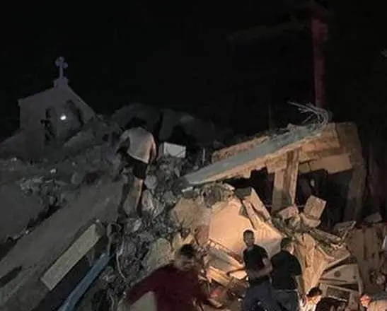 CONFIRMED: Bombing of St. Porphyrios - Orderofsaintgeorge