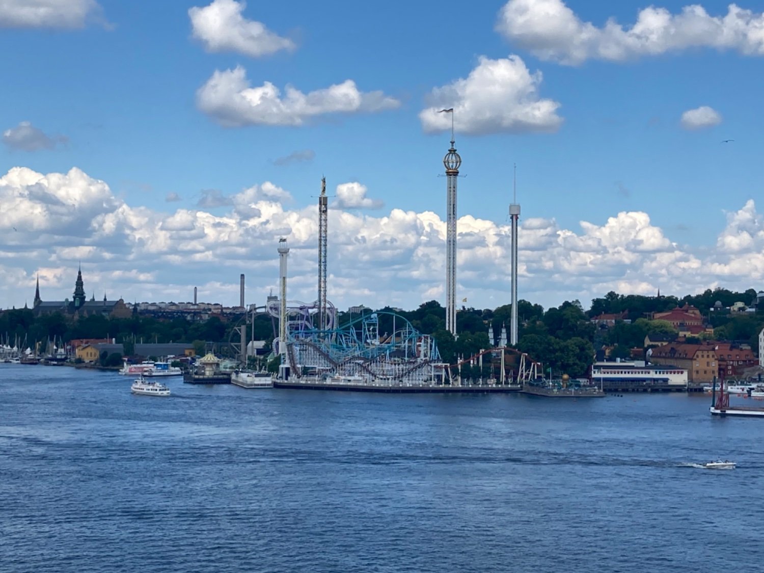 Stockholm, view towards the island Djurgården
