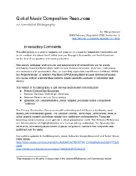 Global Music Composition Resources: An Annotated Bibliography