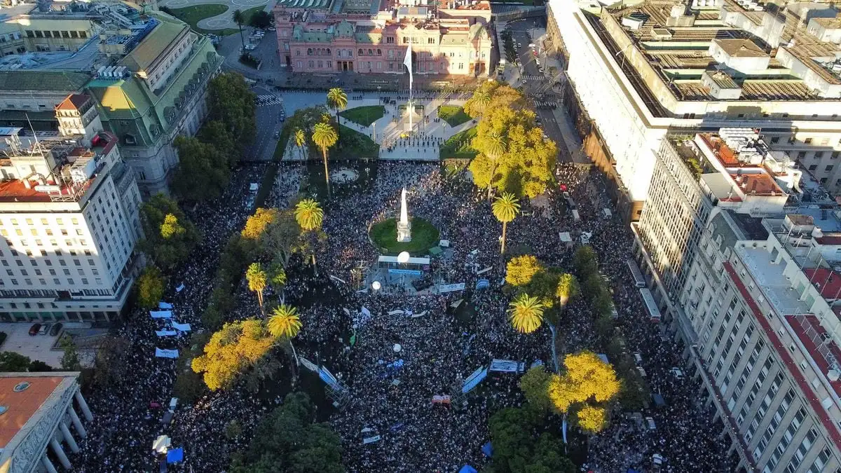 Argentina gripped by one of the largest protests in 20 years: ‘Public education is an inalienable right’