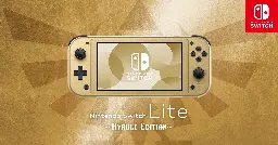 News Release : June 18, 2024 "A Special Edition of Nintendo Switch Lite featuring the Hylian Crest from The Legend of Zelda series to be Released on September 26, 2024"