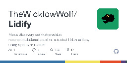 GitHub - TheWicklowWolf/Lidify: Music discovery tool that provides recommendations based on selected Lidarr artists, using Spotify or LastFM.