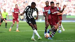 West Ham United 2 Newcastle United 2