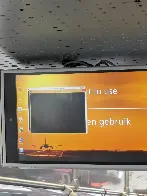 Running Windows on bus screens at Schipol Airport