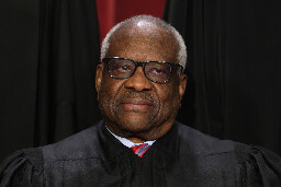 Clarence Thomas missing Supreme Court hearing raises eyebrows