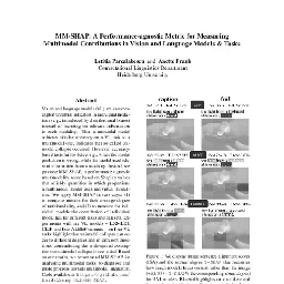 MM-SHAP: A Performance-agnostic Metric for Measuring Multimodal Contributions in Vision and Language Models &amp; Tasks