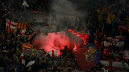 Barcelona fined by UEFA for fans making Nazi salutes, monkey gestures at Paris Saint-Germain game