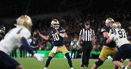 Sam Hartman's Brilliance Has Fans Talking Heisman Trophy After Notre Dame Routs Navy