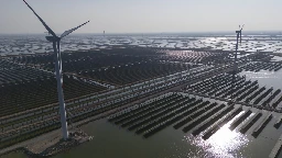 China built out record amount of wind and solar power in 2024