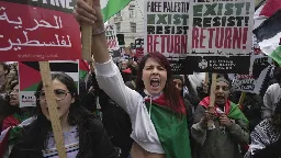 Demonstrators across Europe mobilise in pro-Palestinian rallies