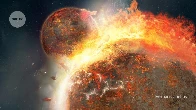 Strange blobs in Earth’s mantle are relics of a massive collision