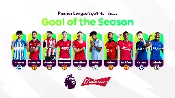 Vote for your Budweiser Goal of the Season