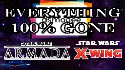 Sold Out!  Star Wars X-Wing and Armada No Longer Available from Asmodee's Web Store - Totally Gone!