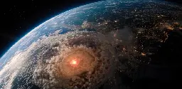 Comet hits the Earth - scenestamps.com