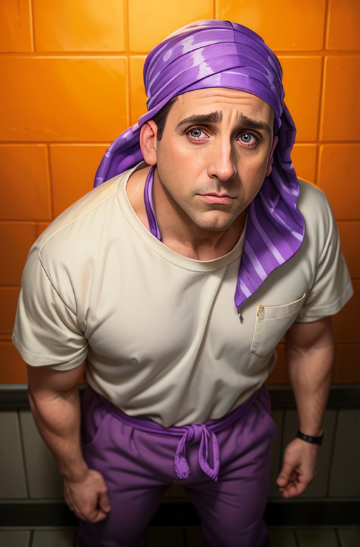 Prison Mike trapped in an oil painting [oc]