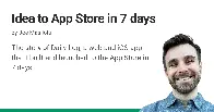 Idea to App Store in 7 days