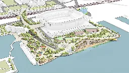 Cleveland wants feedback on downtown lakefront draft plan that includes beach, ‘land bridge’ with a graceful curve & more