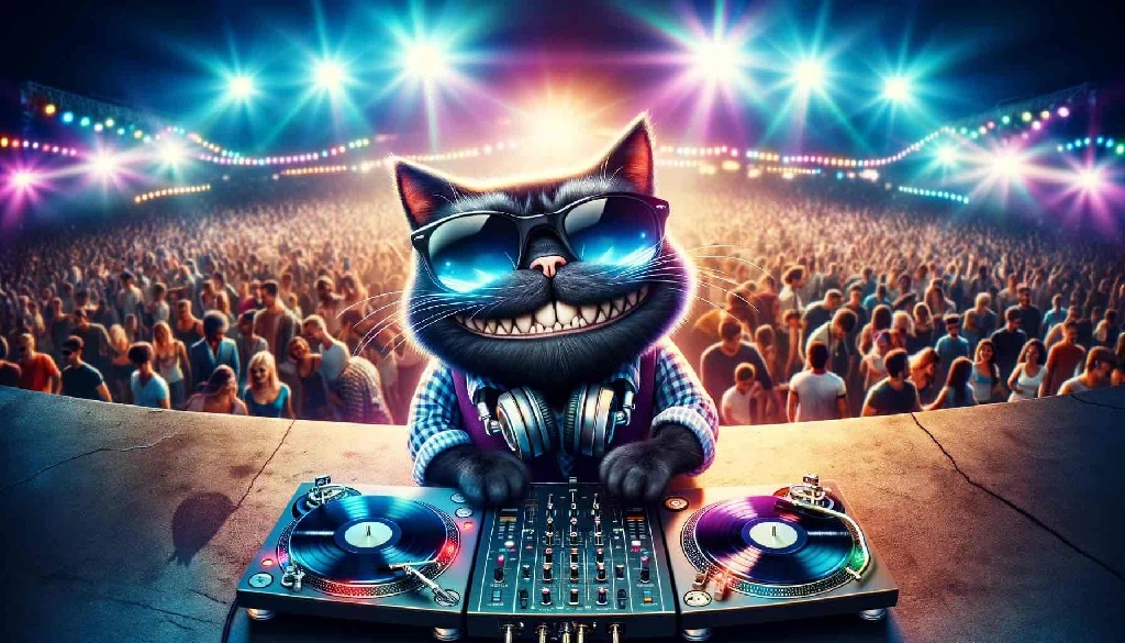 DJ Cheshire grin