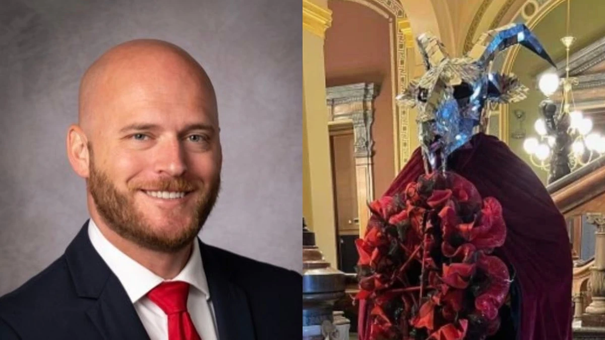 A Political Candidate Beheaded a Satanic Temple Statue. Now He Faces Charges.